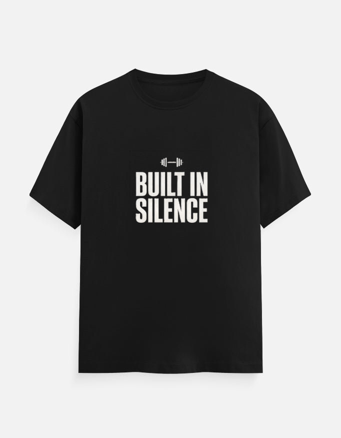 Men's Built In Silence Graphic Printed T-Shirt