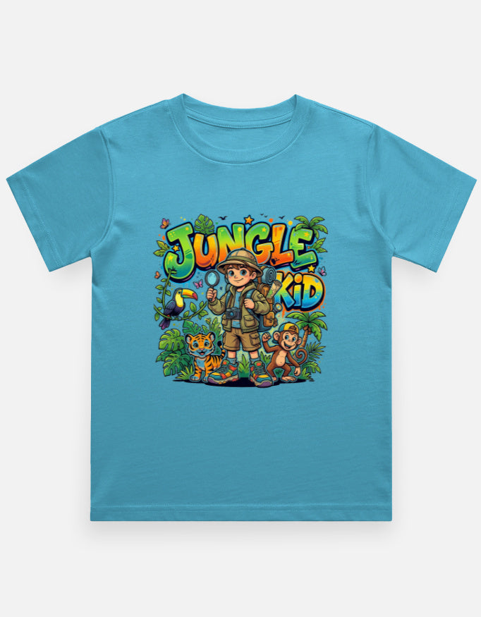 Boy's Jungle Crew Neck T-Shirt